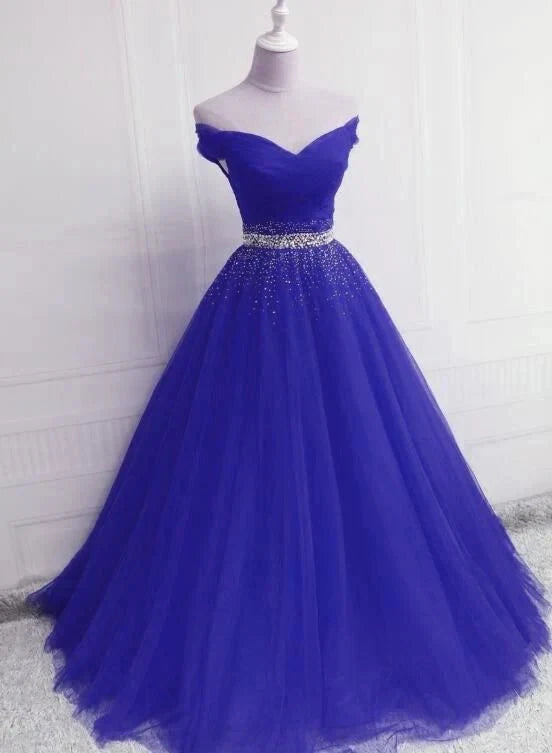 Purple mesh dress with a sparkling diamond waistband at one shoulder and high waist, suitable for dinner parties by YiHuiw
