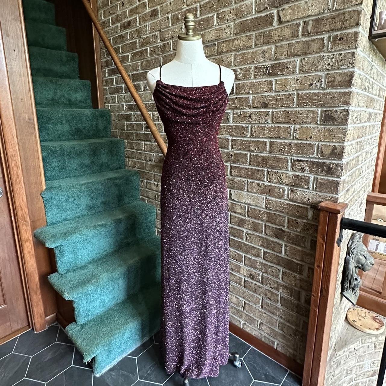 Retro Fashion Shiny Elegant Spaghetti Strap Long Sequined Ball Gown Evening simple gentle atmospheric and unique desi Bring summer colors to enhance whiteness by YiHuiw