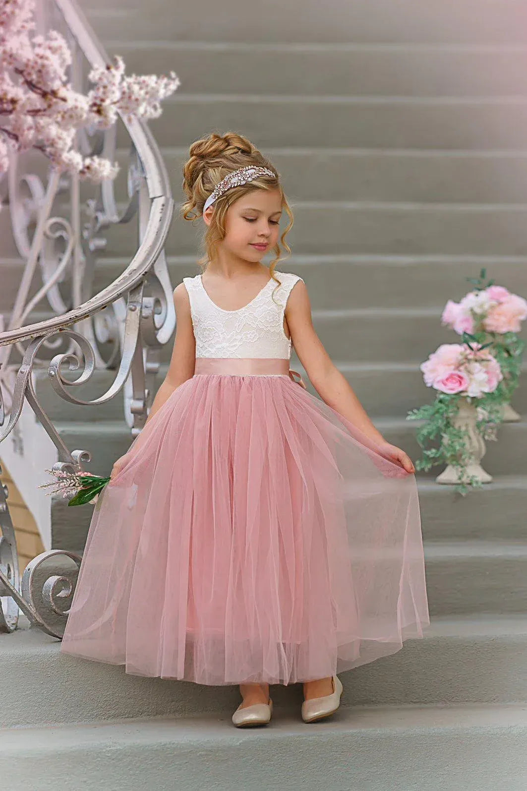A-Line Sleeveless Tea-Length Dress - Yihuiw by Yihuiw