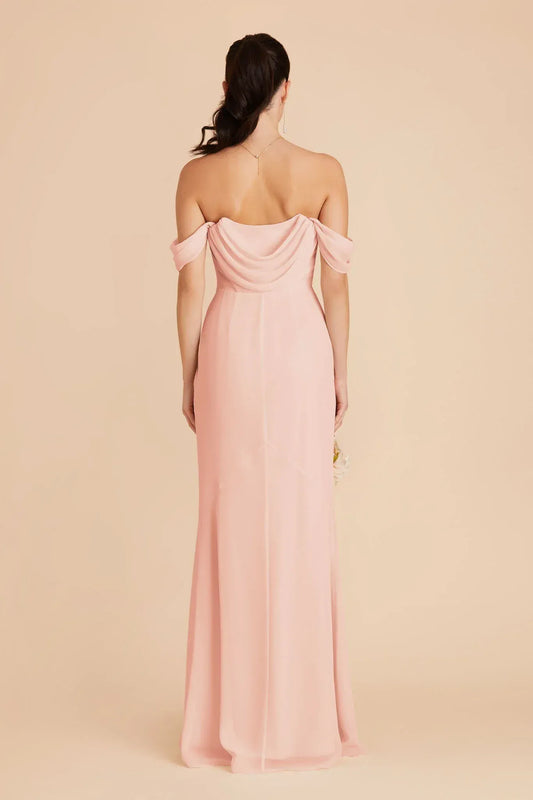 Mermaid Off-Shoulder Short Sleeve Floor-Length Wedding Dress - Yihuiw by Yihuiw
