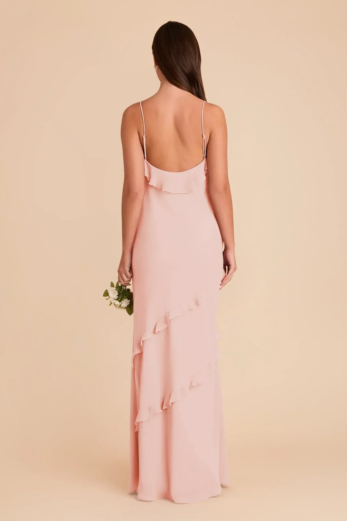 Mermaid V-Neck Ruffled Floor-Length Wedding Dress - Yihuiw by Yihuiw