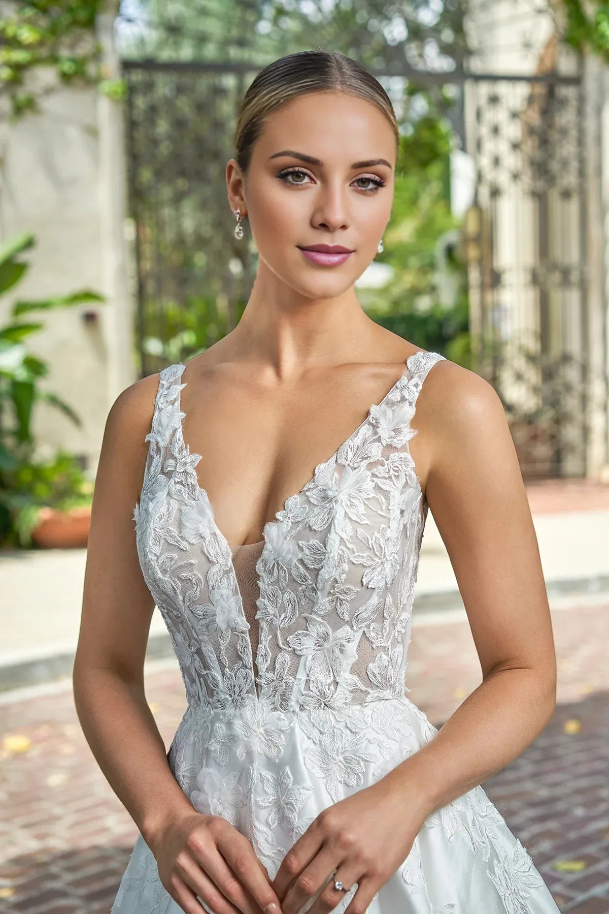 Spaghetti Strap Satin Wedding Dress - Yihuiw by Yihuiw
