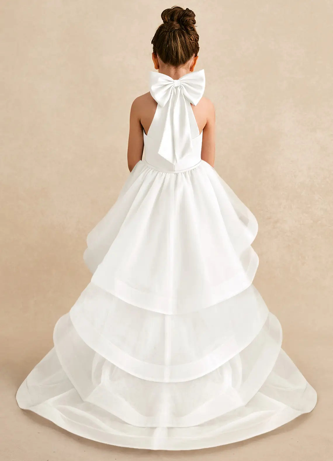 A-Line Halter Sleeveless Ruffled Floor-Length Formal Dress - Yihuiw by Yihuiw