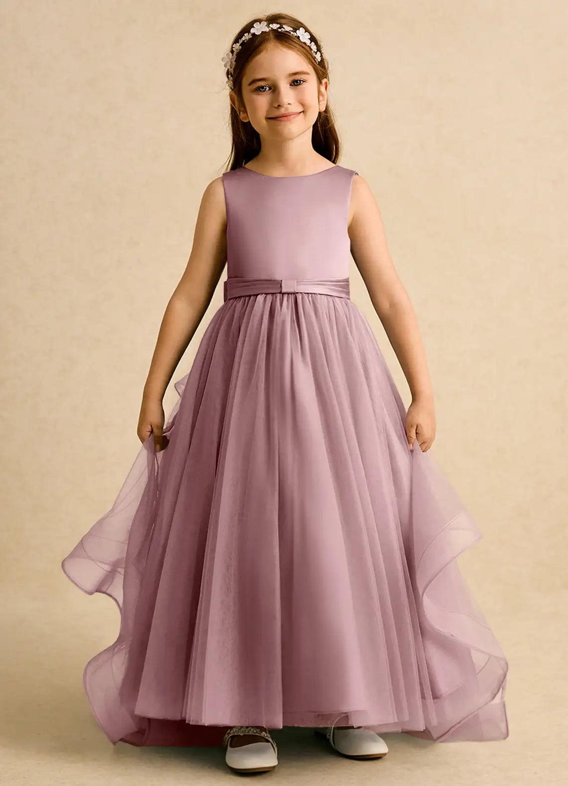 A-Line Sleeveless Ruffled Floor-Length Formal Dress - Yihuiw by Yihuiw