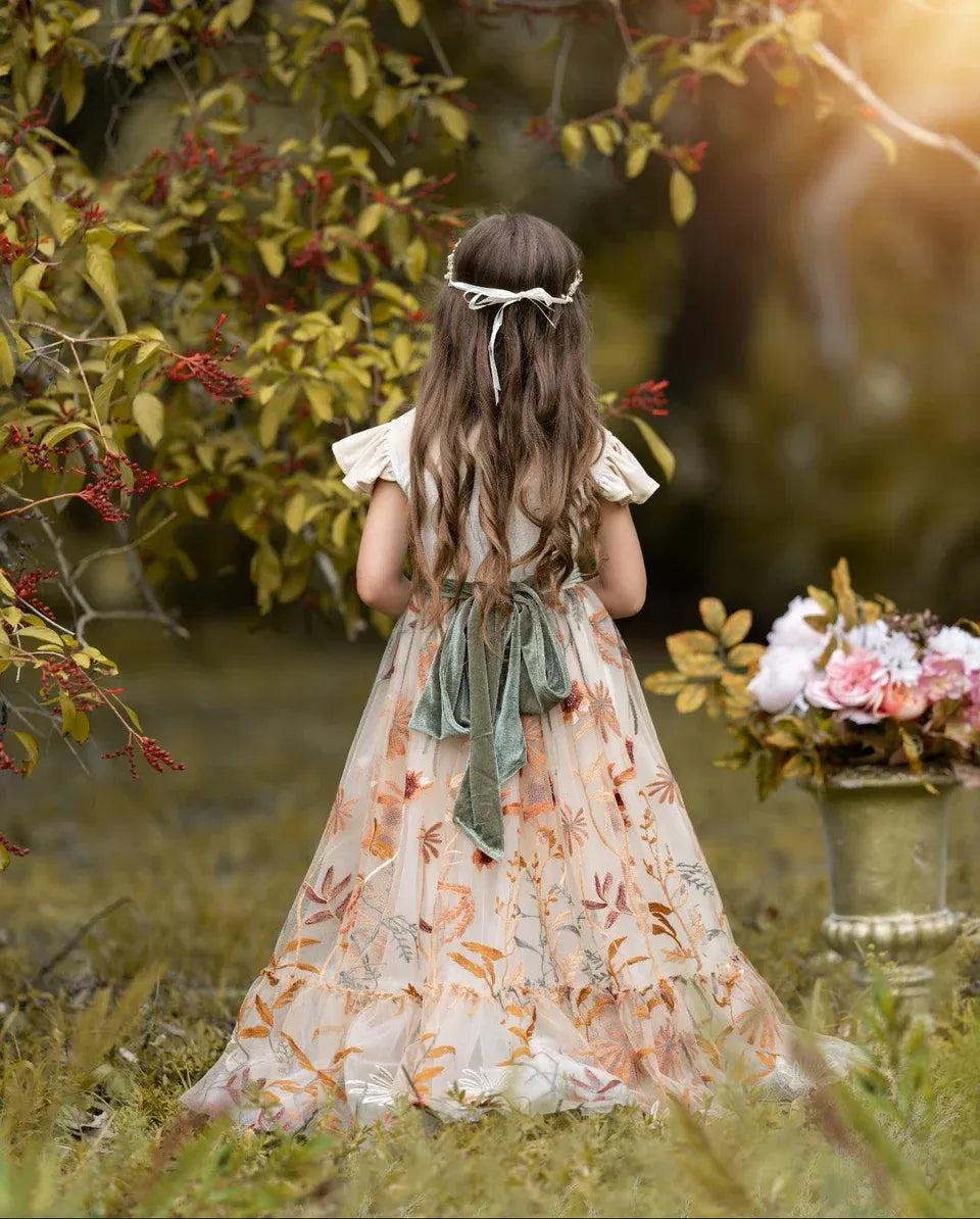 A-Line Floor-Length Dress - Yihuiw by Yihuiw