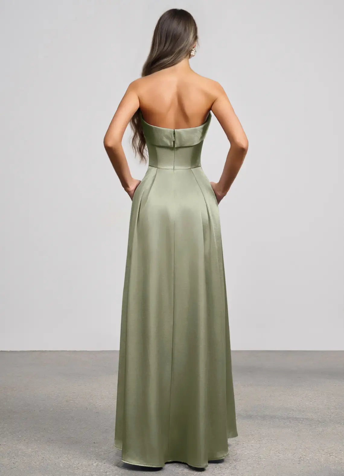 Black Mermaid Off-Shoulder High Slit Floor-Length Wedding Dress - Yihuiw by Yihuiw