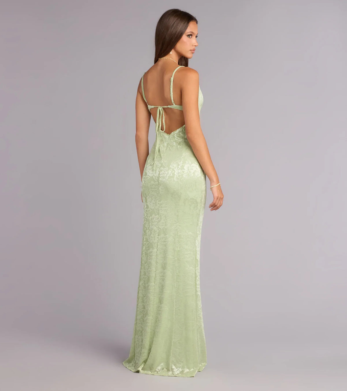Mermaid Spaghetti Strap Floor-Length Wedding Dress - Yihuiw by Yihuiw