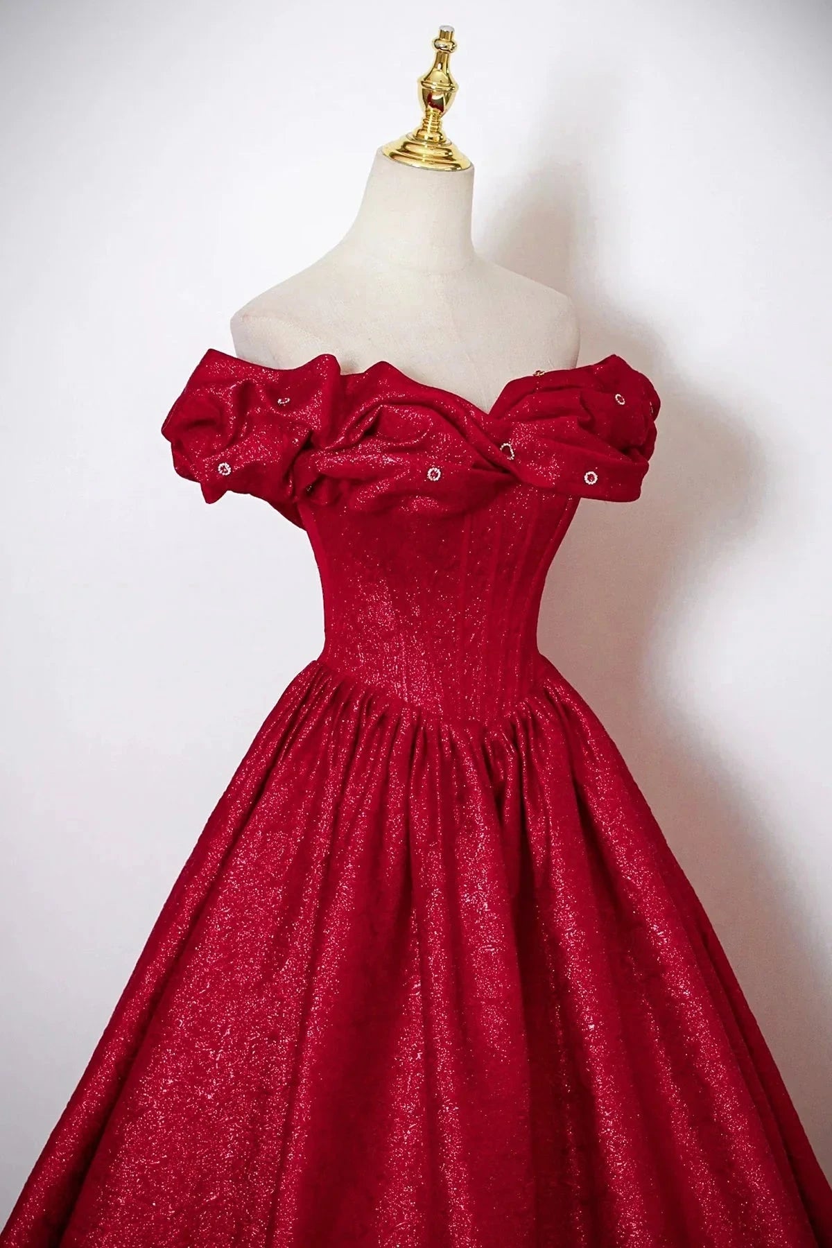 Satin Long Prom Dress A-Line Off the Shoulder Formal Evening Dress simple gentle atmospheric and unique desi Brin by YiHuiw