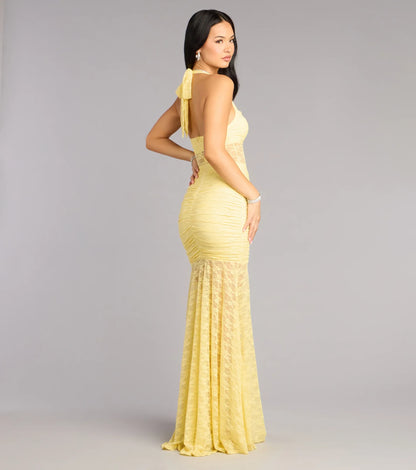 Mermaid Sweetheart High Slit Floor-Length Wedding Dress - Yihuiw by Yihuiw