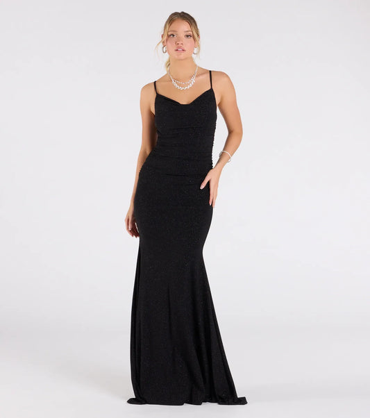 Mermaid Spaghetti Strap Train Floor-Length Wedding Dress - Yihuiw by Yihuiw
