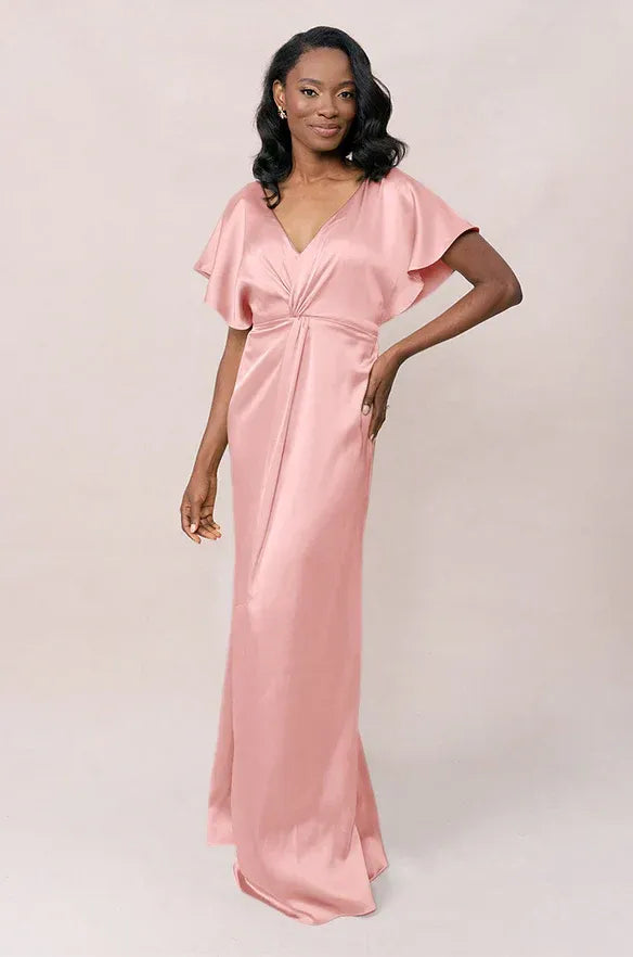 Mermaid Satin Mini Wedding Dress - Yihuiw by Yihuiw
