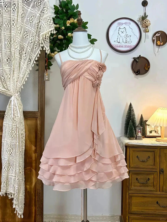 Short Party Dress Cocktail Dresses Homecoming Dress simple gentle atmospheric and unique desi Brin by YiHuiw