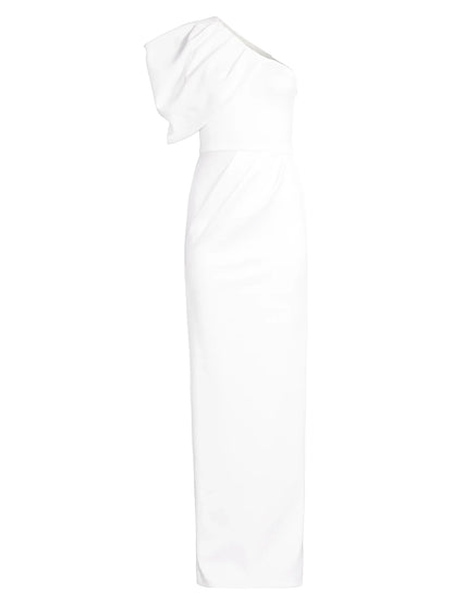 Shoulder Ruffle Evening GownEgan One-Shoulder Gown One-shoulder Evening Dress by YiHuiw