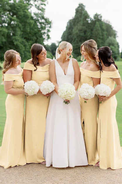Mermaid Cap Sleeve Backless Floor-Length Wedding Dress - Yihuiw by Yihuiw