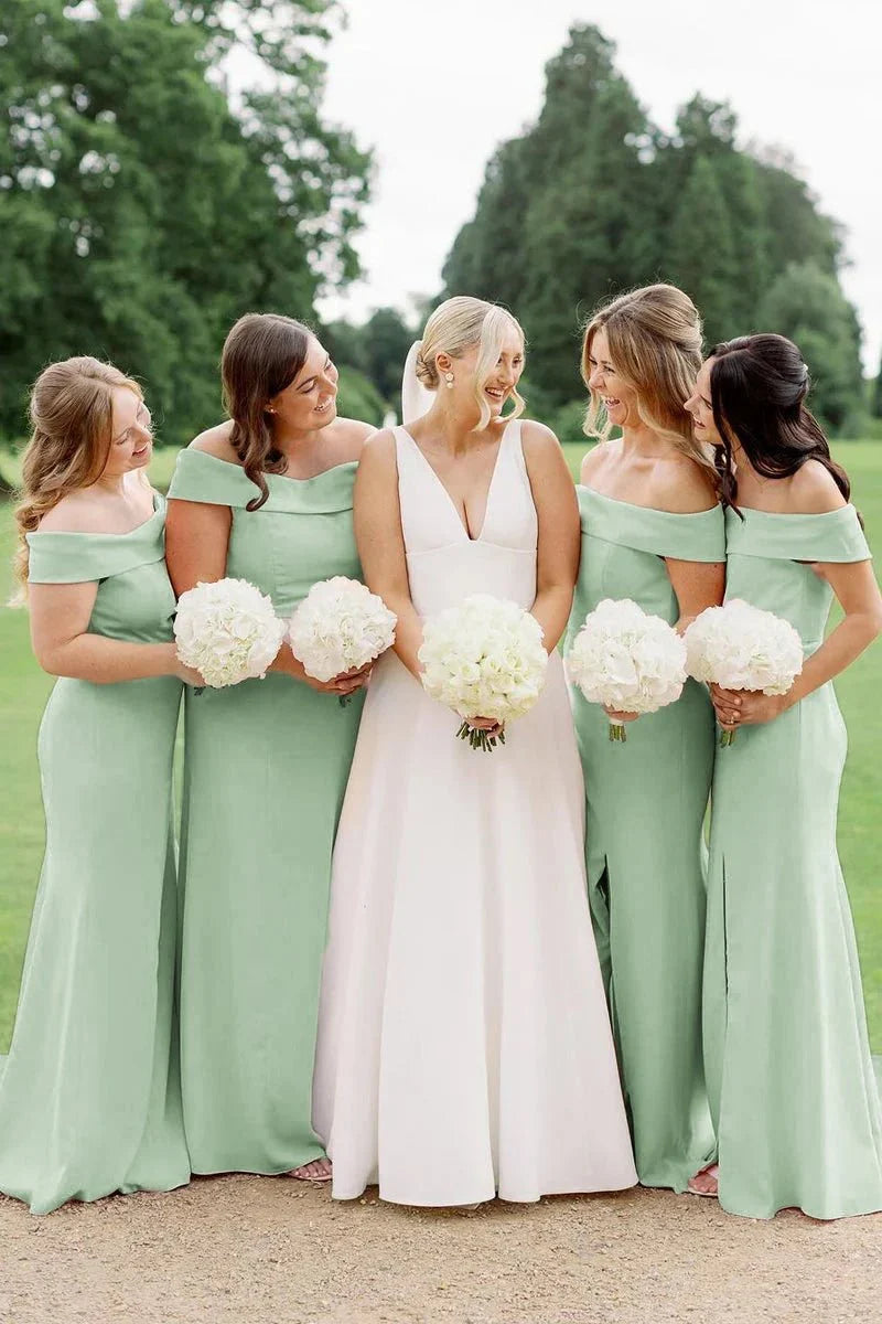 Mermaid Cap Sleeve Backless Floor-Length Wedding Dress - Yihuiw by Yihuiw