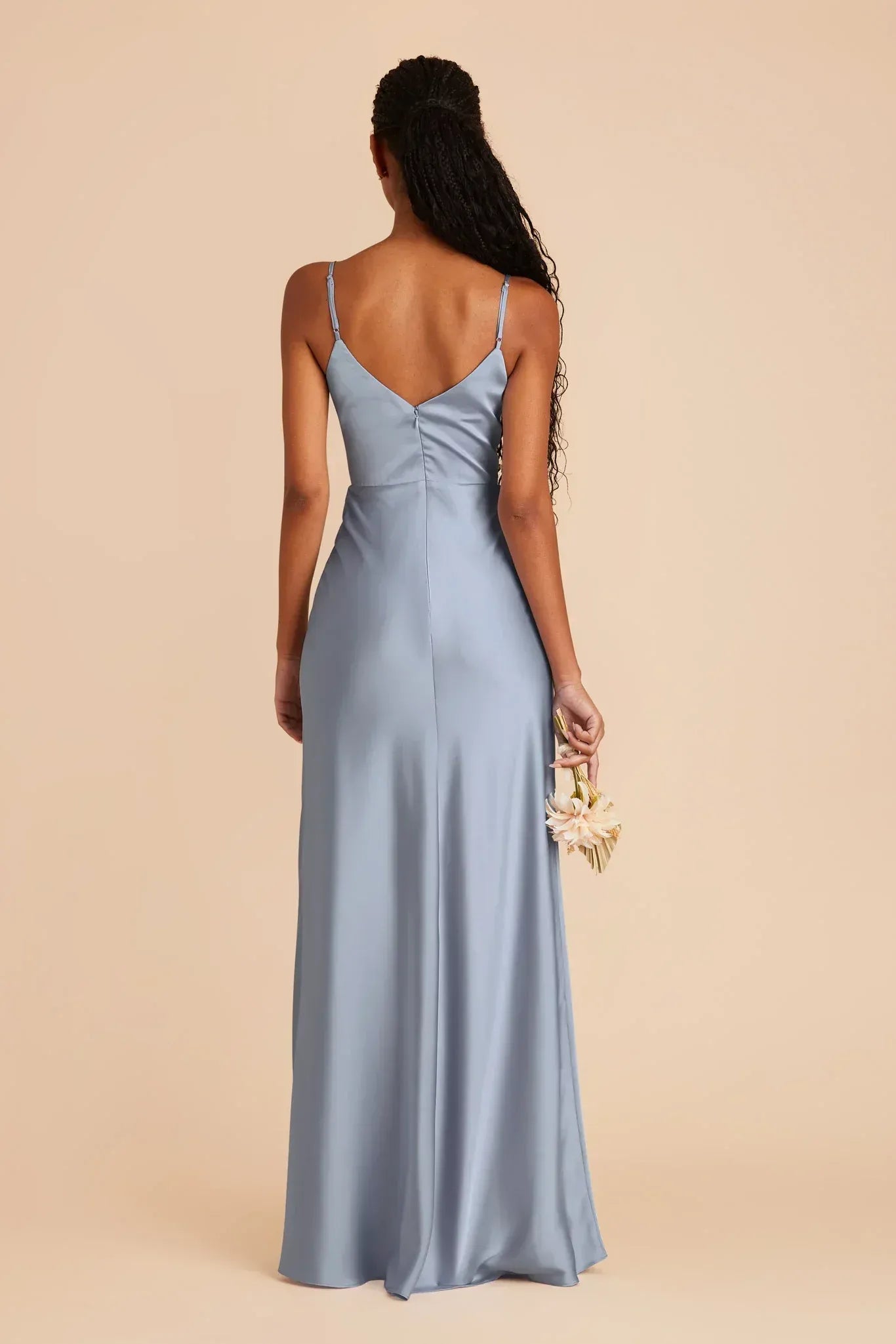 A-Line V-Neck Floor-Length Wedding Dress - Yihuiw by Yihuiw