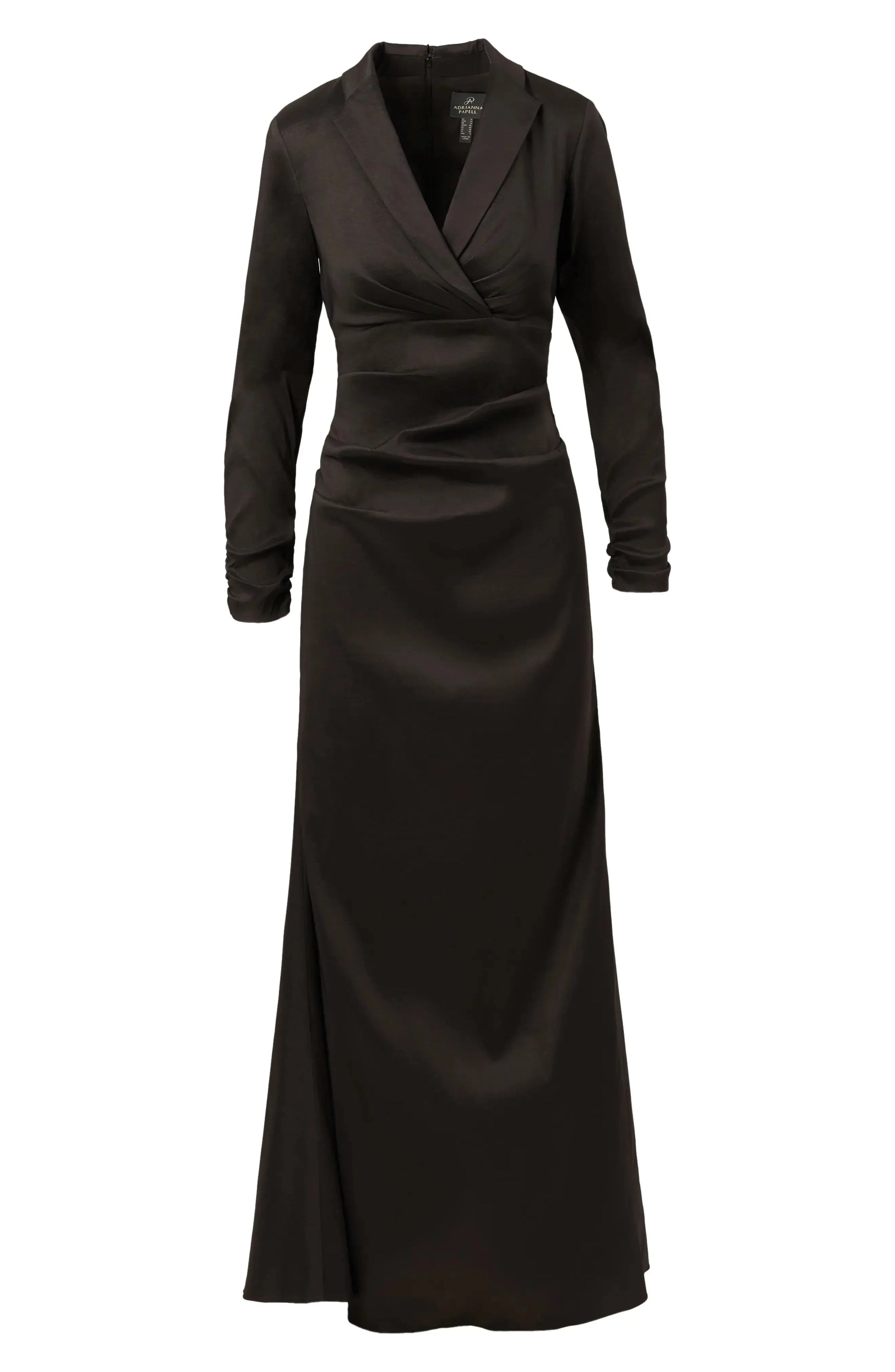 Sleek Mermaid Blazer Neck Long Sleeve Solid Back Floor Length For Sale Prom Dress by YiHuiw