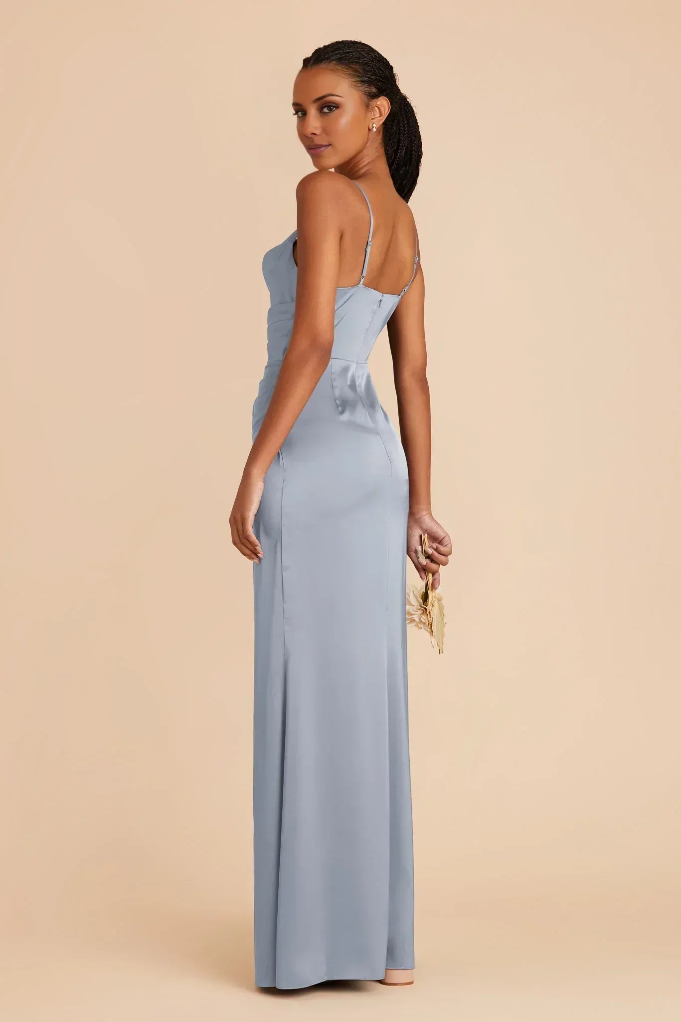 Mermaid Spaghetti Strap Open Back Floor-Length Wedding Dress - Yihuiw by Yihuiw