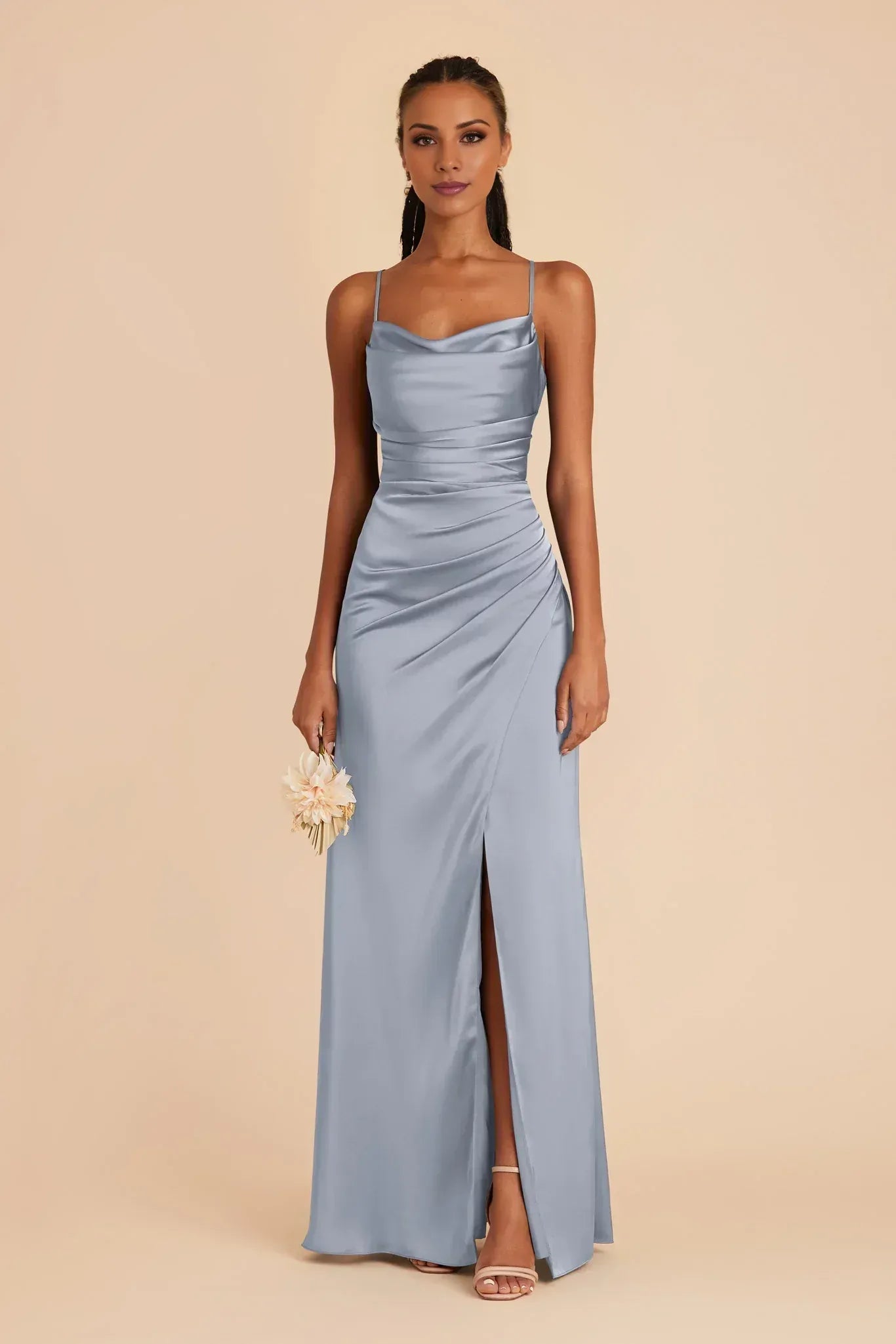 Mermaid Spaghetti Strap Open Back Floor-Length Wedding Dress - Yihuiw by Yihuiw