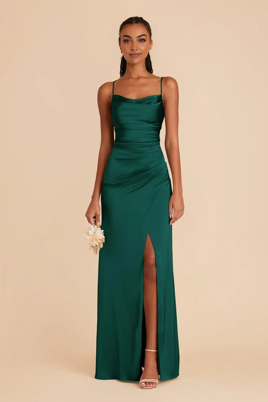 Mermaid Spaghetti Strap Floor-Length Wedding Dress - Yihuiw by Yihuiw