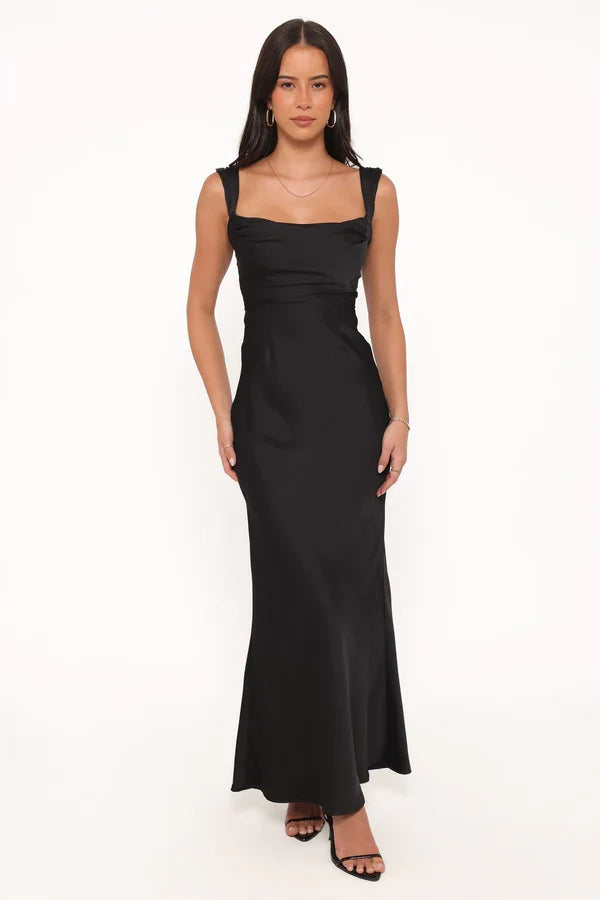 Mermaid Square Neck Floor-Length Wedding Dress - Yihuiw by Yihuiw