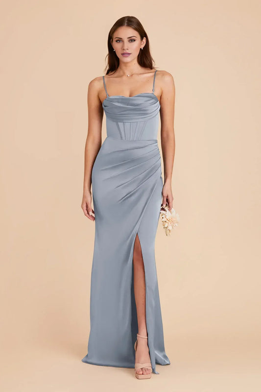 Mermaid Spaghetti Strap Floor-Length Wedding Dress - Yihuiw by Yihuiw