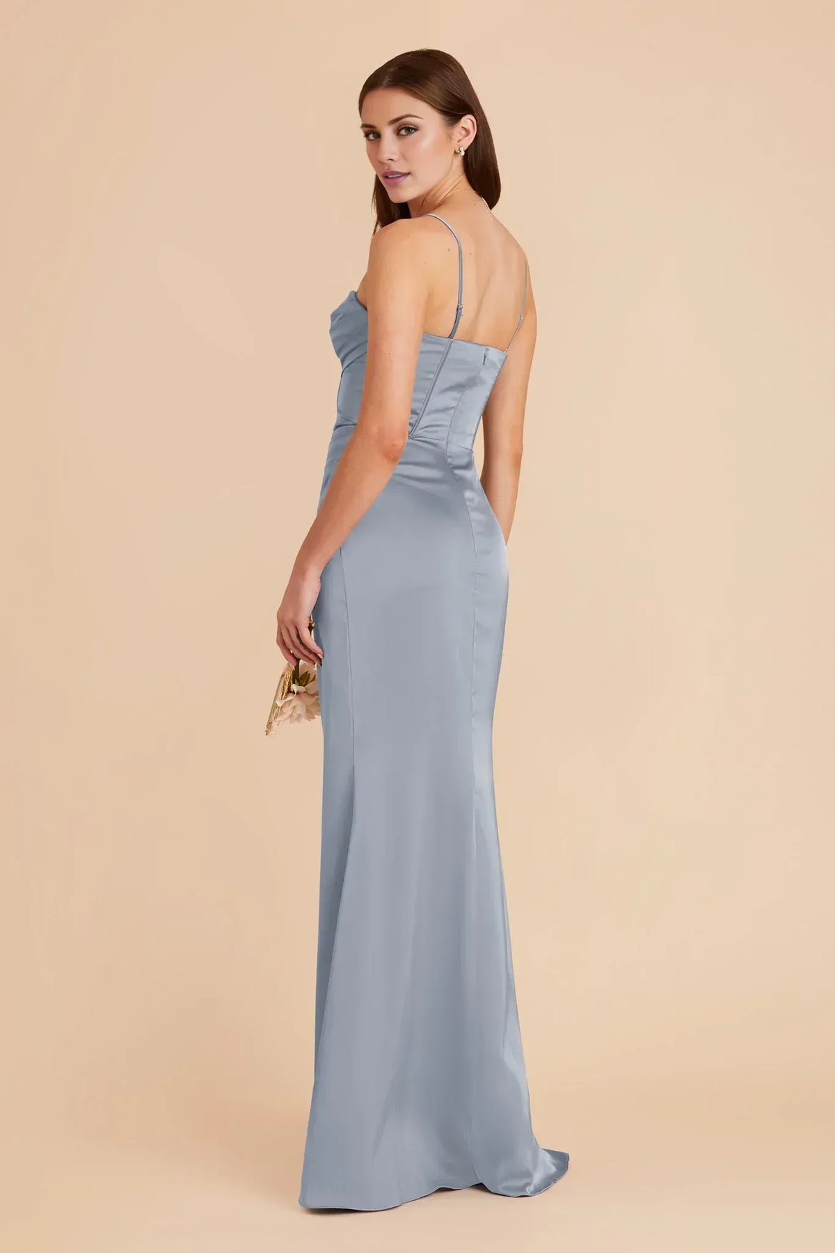 Mermaid Spaghetti Strap Floor-Length Wedding Dress - Yihuiw by Yihuiw