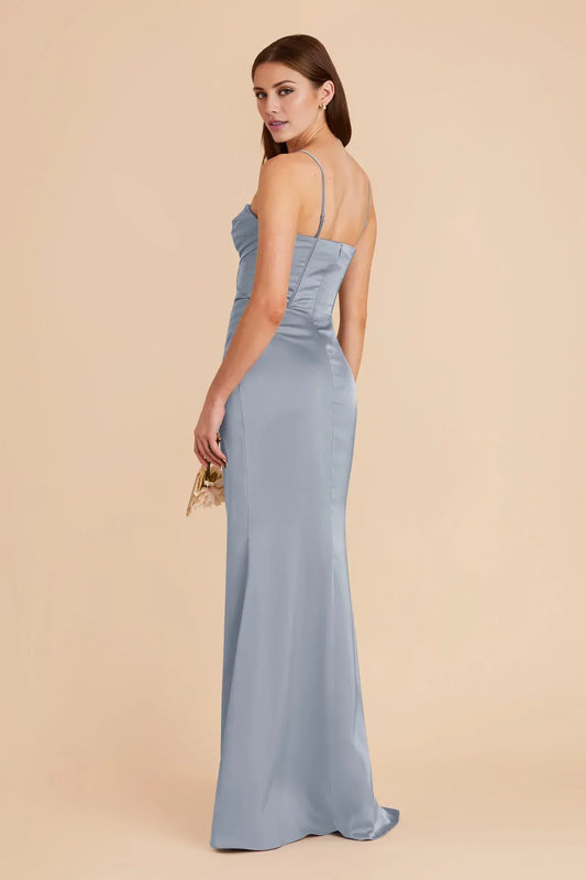 Mermaid Spaghetti Strap Floor-Length Wedding Dress - Yihuiw by Yihuiw