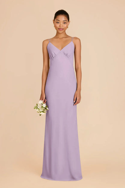 V-Neck Floor-Length Wedding Dress - Yihuiw by Yihuiw