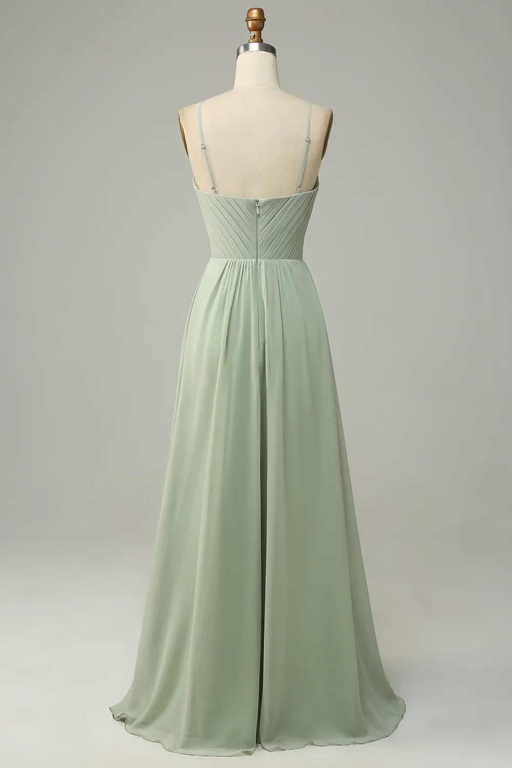 Spaghetti Strap Sleeveless Wedding Dress - Yihuiw by Yihuiw