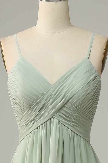 Spaghetti Strap Sleeveless Wedding Dress - Yihuiw by Yihuiw