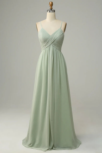 Spaghetti Strap Sleeveless Wedding Dress - Yihuiw by Yihuiw