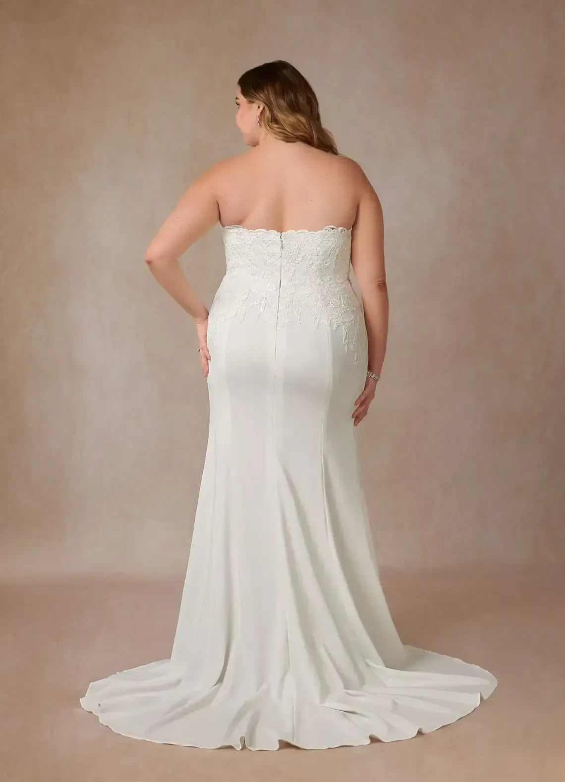 Mermaid Sweetheart Chiffon Train Wedding Dress - Yihuiw by Yihuiw