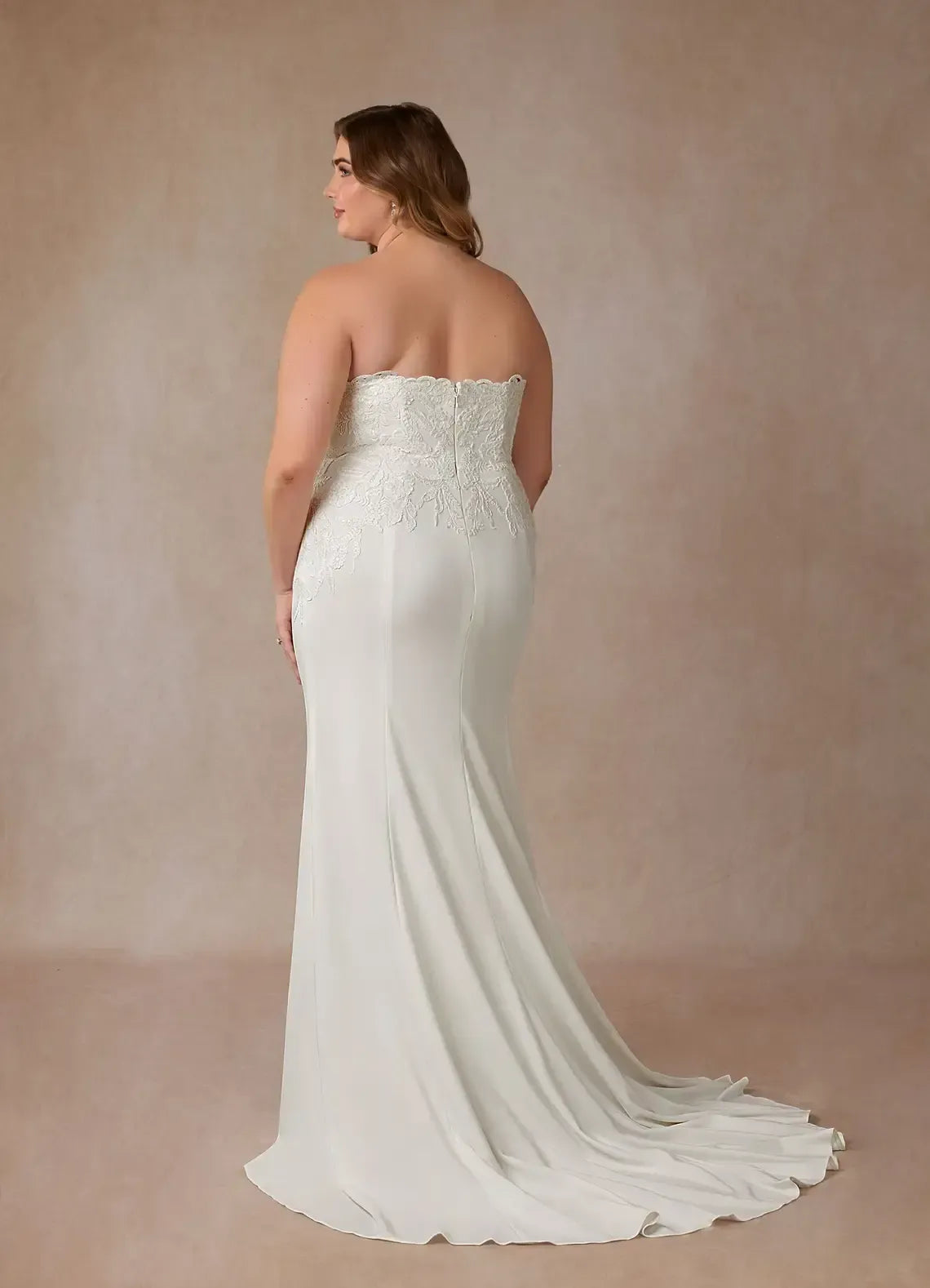 Mermaid Sweetheart Chiffon Train Wedding Dress - Yihuiw by Yihuiw