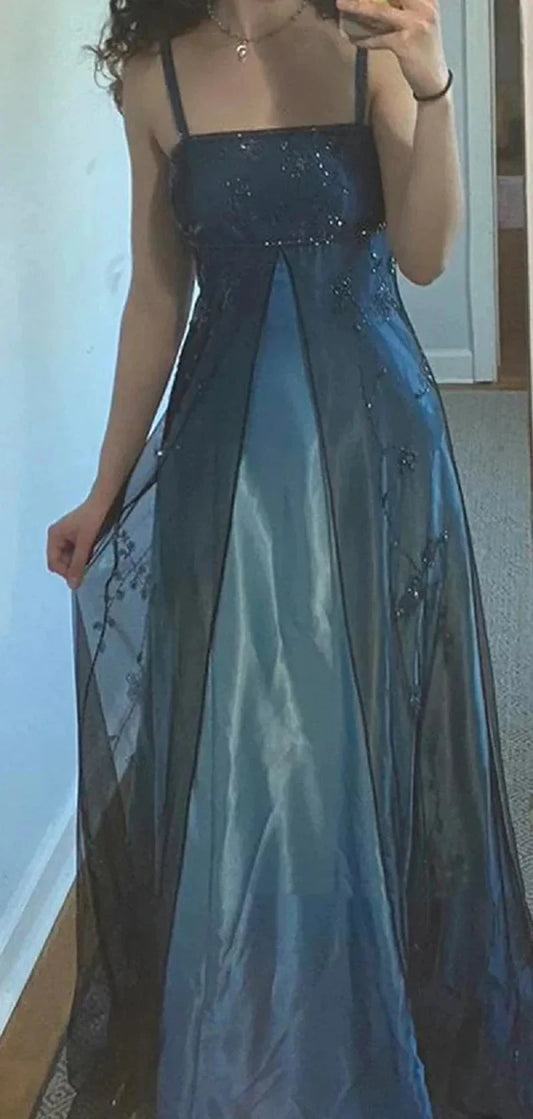 Strapless Beaded Wedding Dress Long A-line Formal Dresses Birthday simple gentle atmospheric and unique desi Bring summer colors to enhance whiteness by YiHuiw