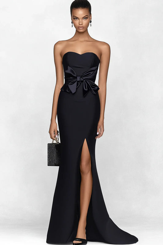 Mermaid Strapless Sweetheart Closed-Back Floor-Length Evening Dress