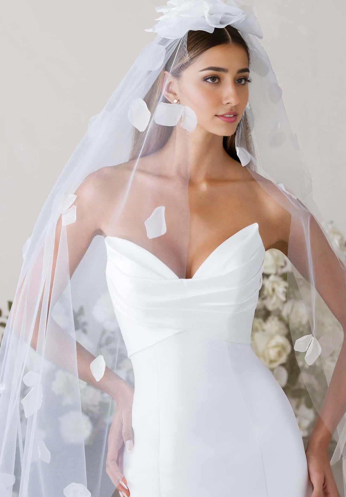 Mermaid Sweetheart Satin Train Wedding Dress - Yihuiw by Yihuiw