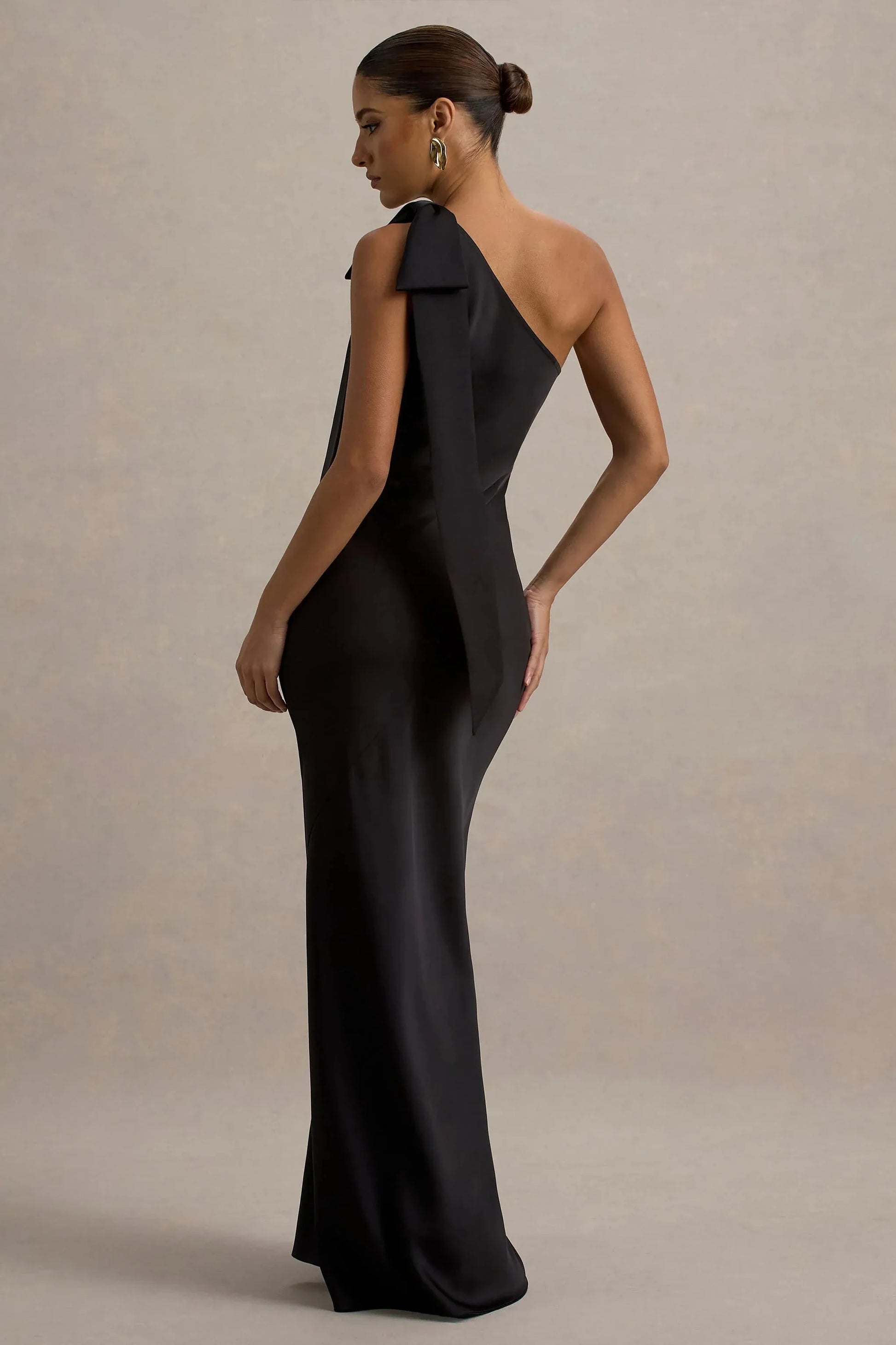 Striking Sheath One Shoulder Sleeveless Open Back Floor Length For Women Evening Dress by YiHuiw