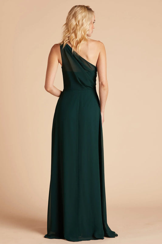 A-Line One-Shoulder Floor-Length Wedding Dress - Yihuiw by Yihuiw