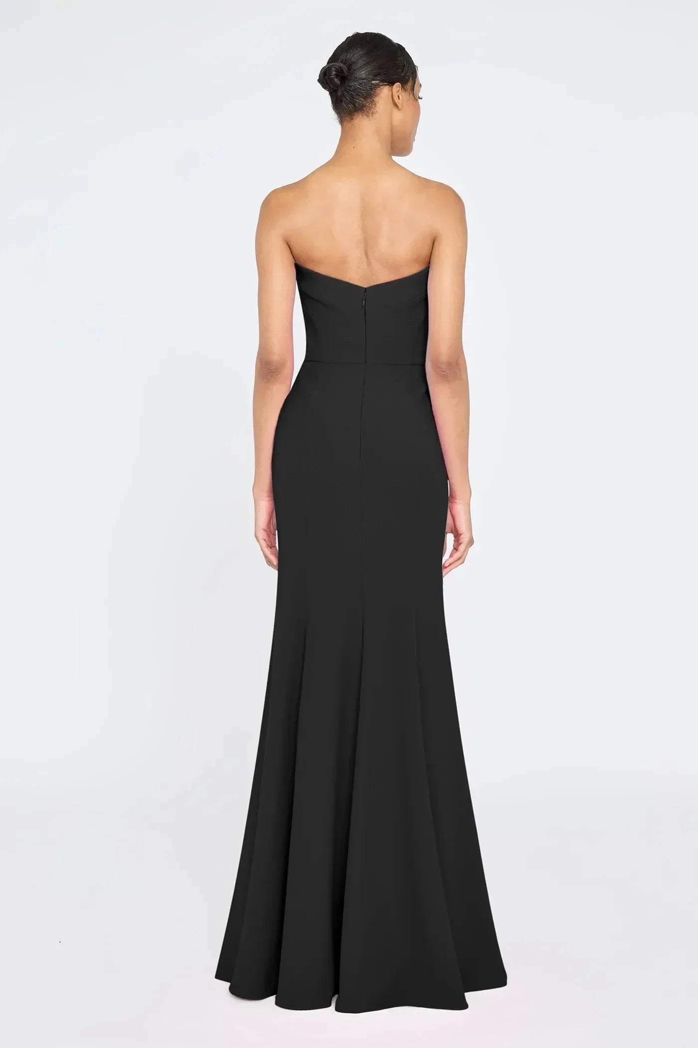 Stylish Mermaid Strapless Sleeveless Back Zipper Floor Length Prom Dress by YiHuiw