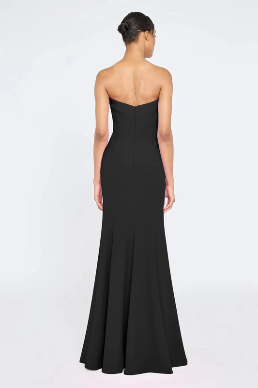 Stylish Mermaid Strapless Sleeveless Back Zipper Floor Length Prom Dress by YiHuiw