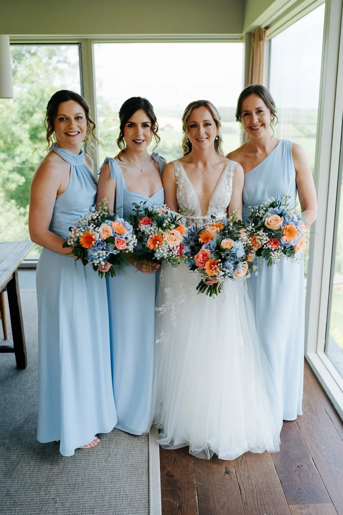 A-Line Halter Sleeveless Open Back Floor-Length Wedding Dress - Yihuiw by Yihuiw