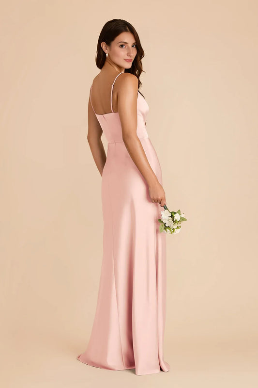 A-Line V-Neck Floor-Length Wedding Dress - Yihuiw by Yihuiw