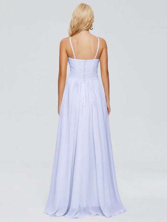 A-Line Sweetheart Chiffon Ruffled Wedding Dress - Yihuiw by Yihuiw