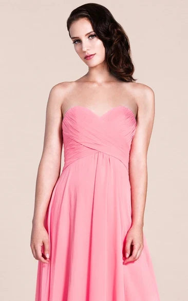 A-Line Sweetheart Sleeveless Floor-Length Wedding Dress - Yihuiw by Yihuiw