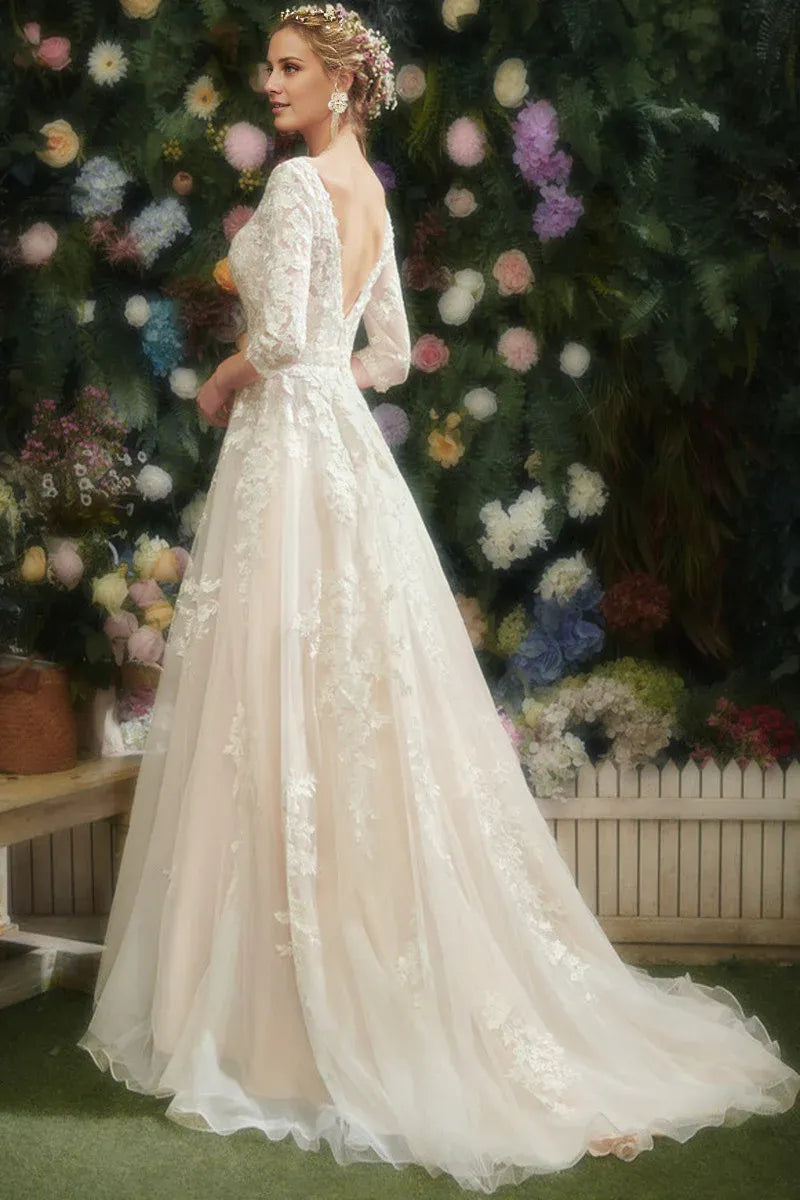 Tulle Wedding Dress - Yihuiw by Yihuiw
