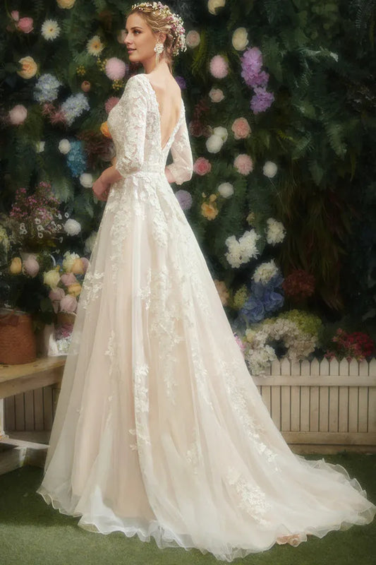 Tulle Wedding Dress - Yihuiw by Yihuiw