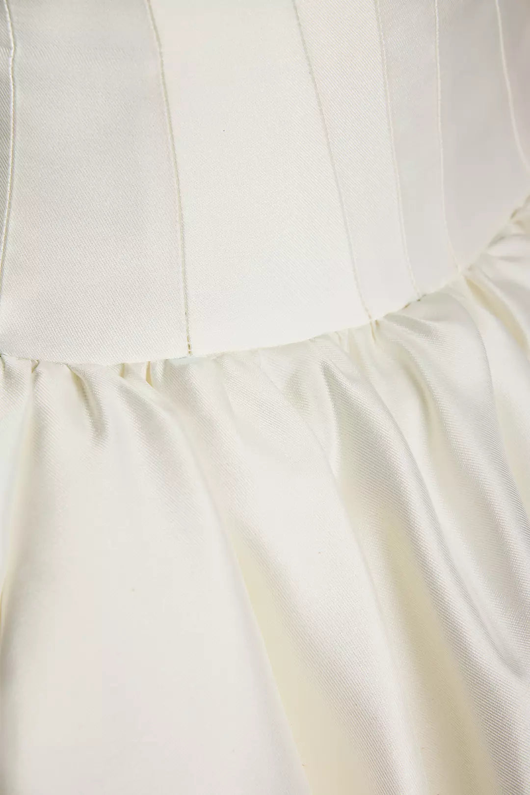 Timeless Satin Ballgown Strapless Sweetheart Corset-Back Train Wedding Dress