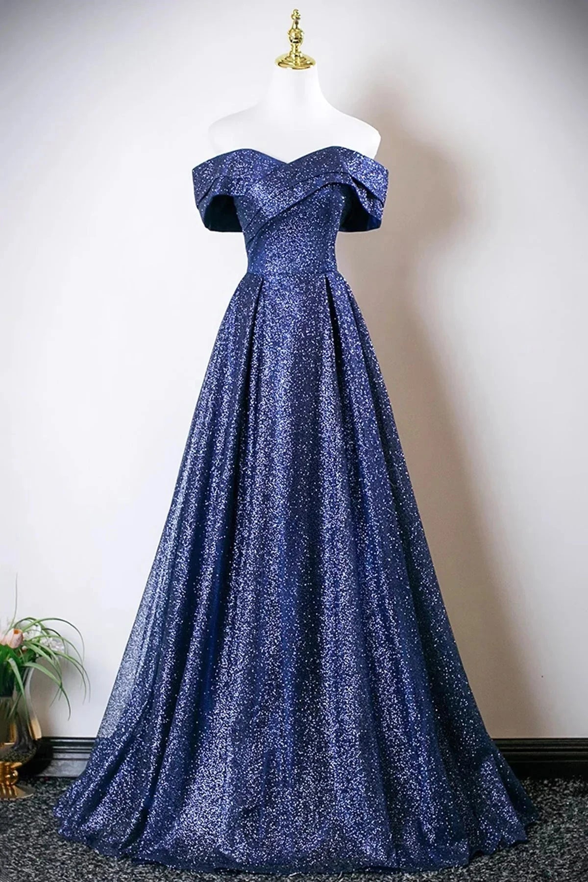 Tulle Long Prom Dress A-Line Evening Party Dress simple gentle atmospheric and unique desi Brin by YiHuiw