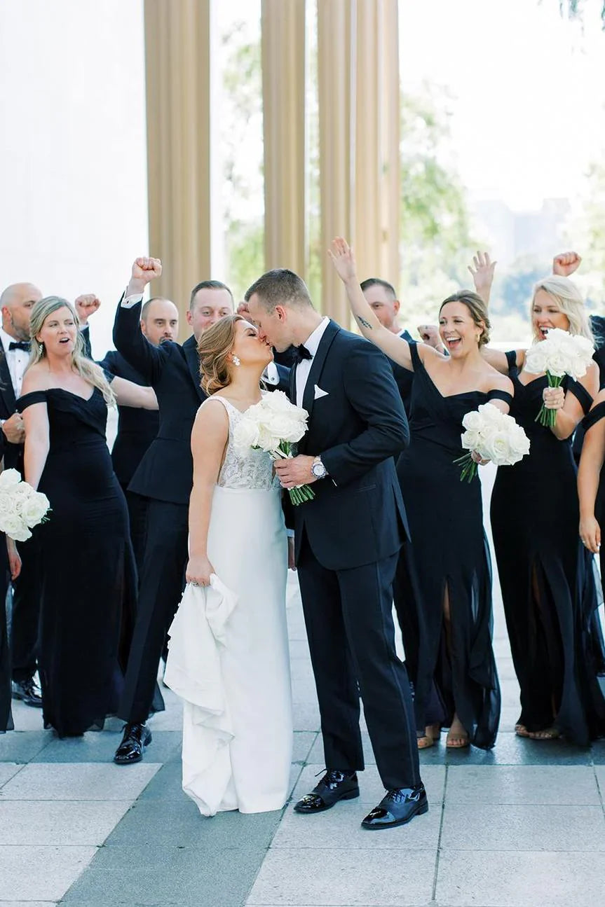 Mermaid Sleeveless Backless Floor-Length Wedding Dress - Yihuiw by Yihuiw